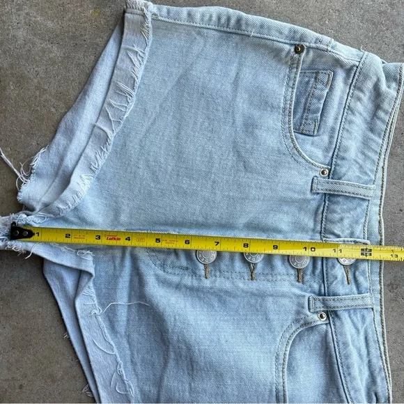 BDG super high rise foxy button shorts size 25 Preowned casual summer vacation - Picture 7 of 8